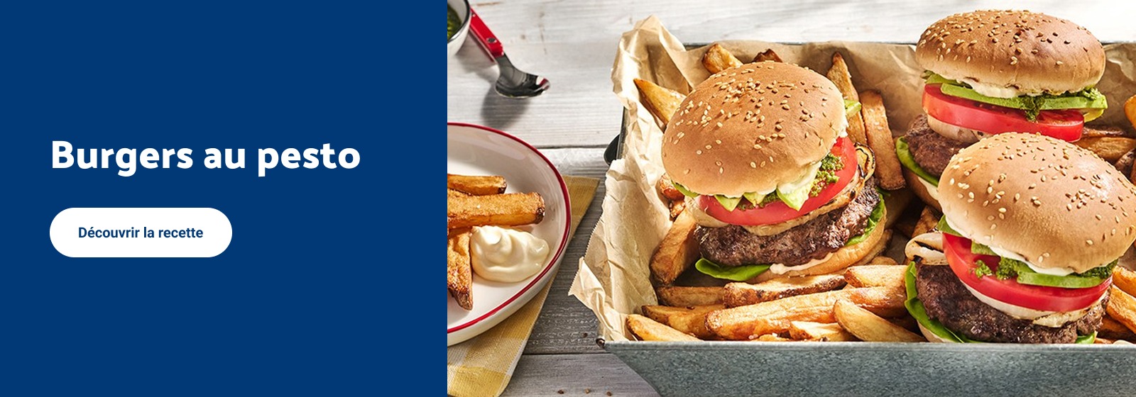 Burgers au pesto