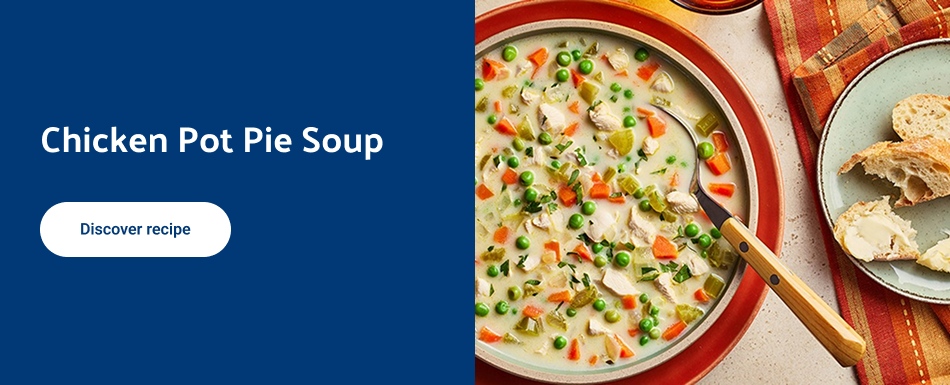 Chicken pot pie soup