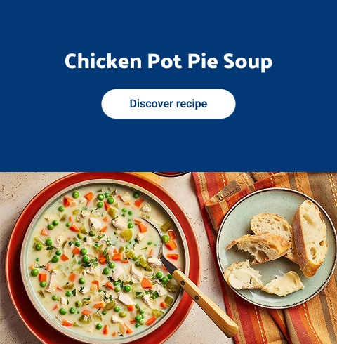 Chicken pot pie soup