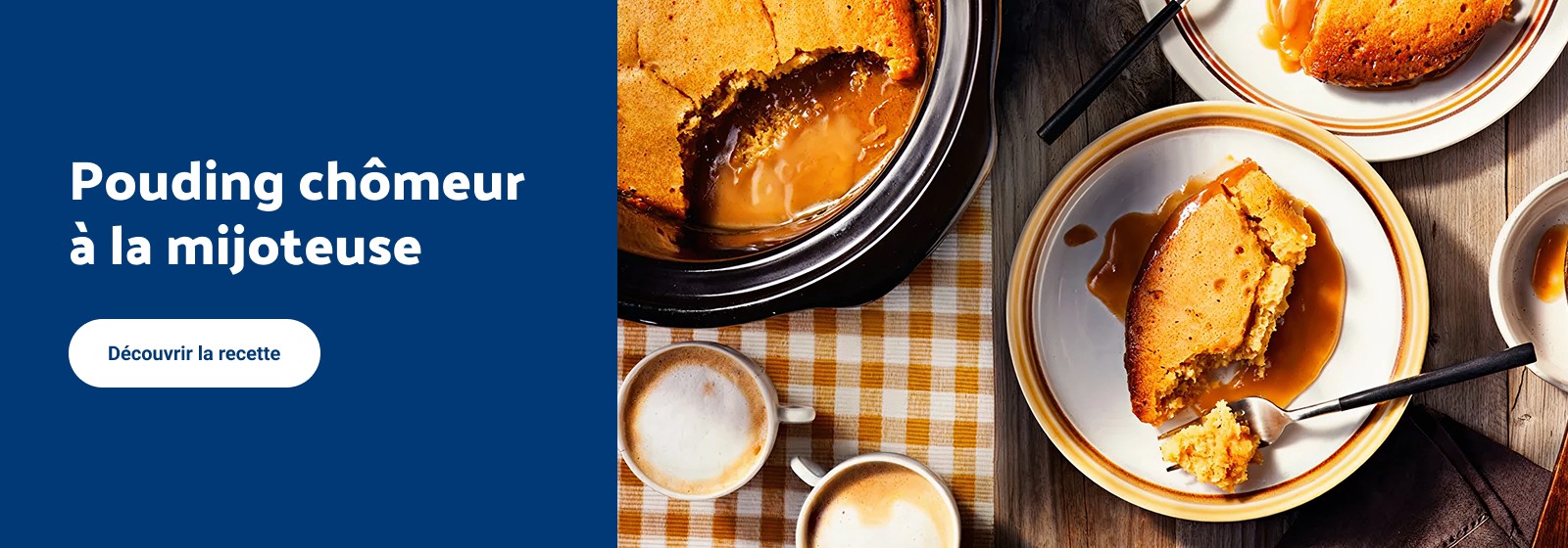 Pouding chômeur à la mijoteuse
