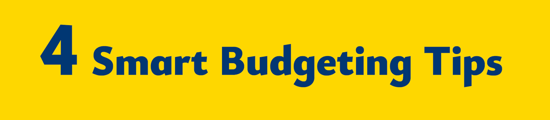 Budgeting Tips