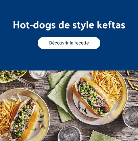 Hot-dogs de style keftas