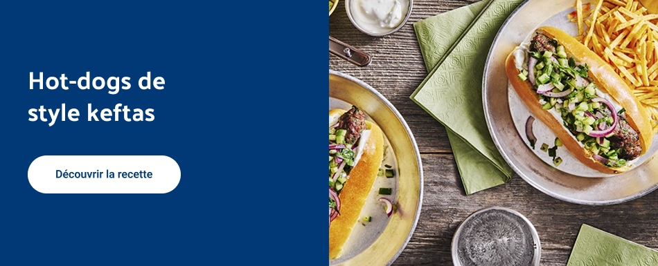 Hot-dogs de style keftas